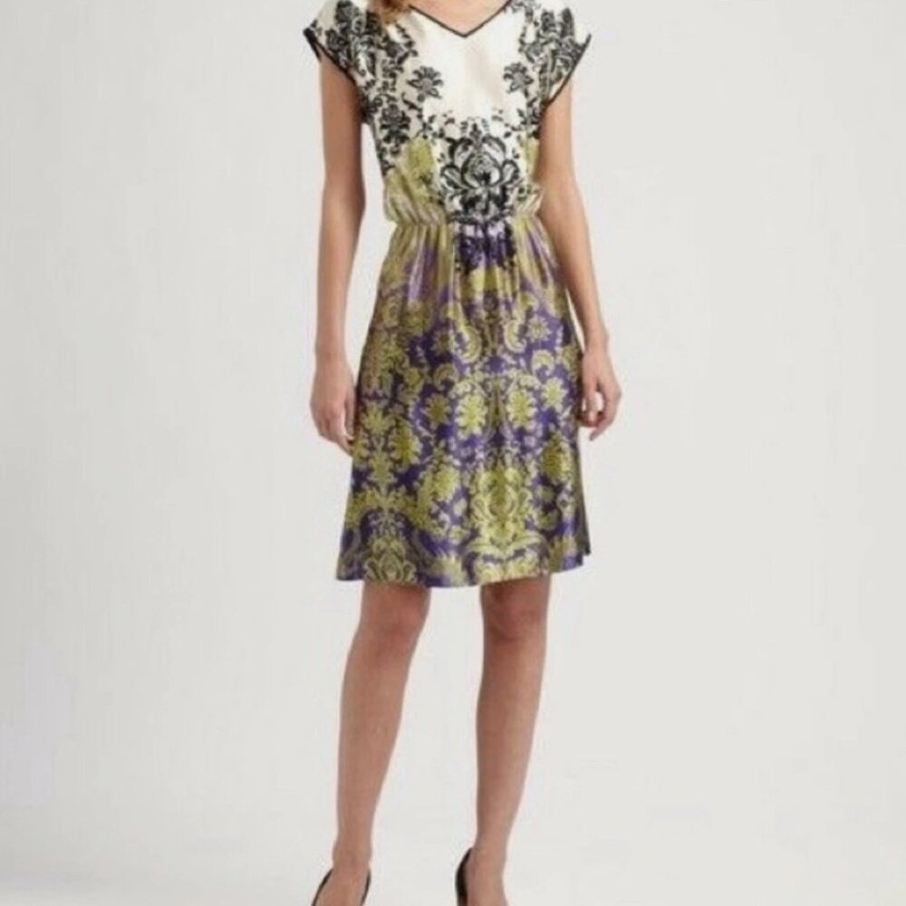 Josie Natori Silk Cambaluc Dress (Size S)